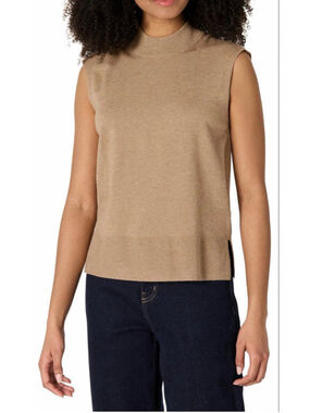 NEW Amazon Essentials Regular-Fit Sleeveless Crewneck Pullover Sweater XS